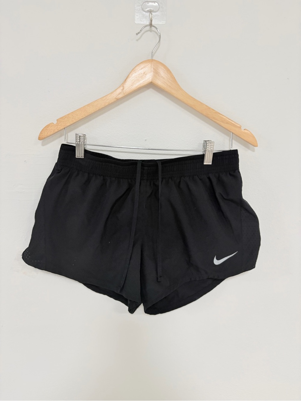 Nike Black Dri-FIT Performance  Running Shorts Size M Built In Brief